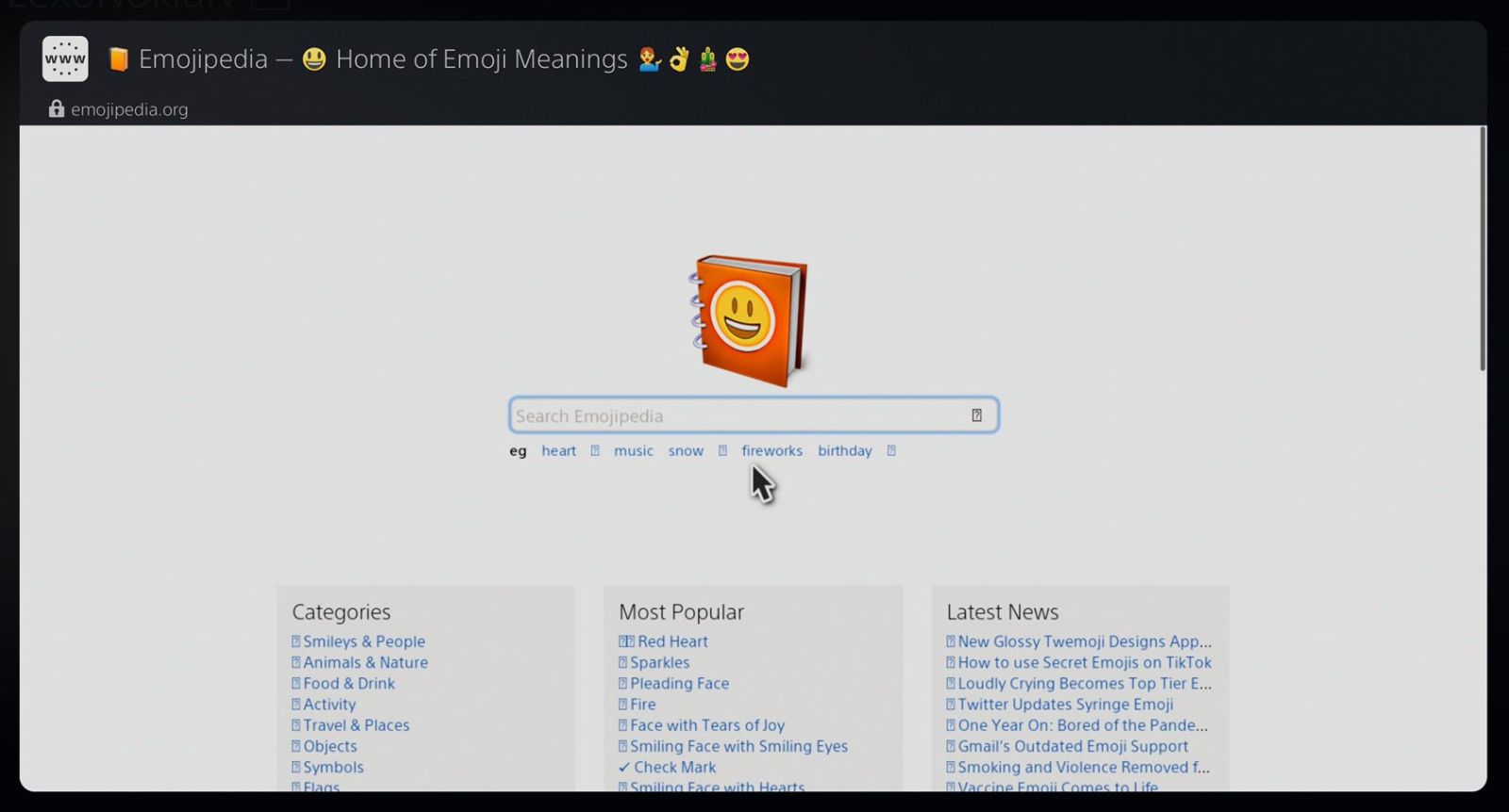 How emojis work on Sony PS5