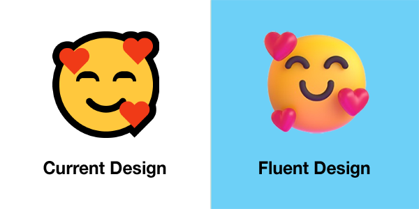 Emojipedia-Microsoft-July-2021-Comparison-Face-With-Hearts