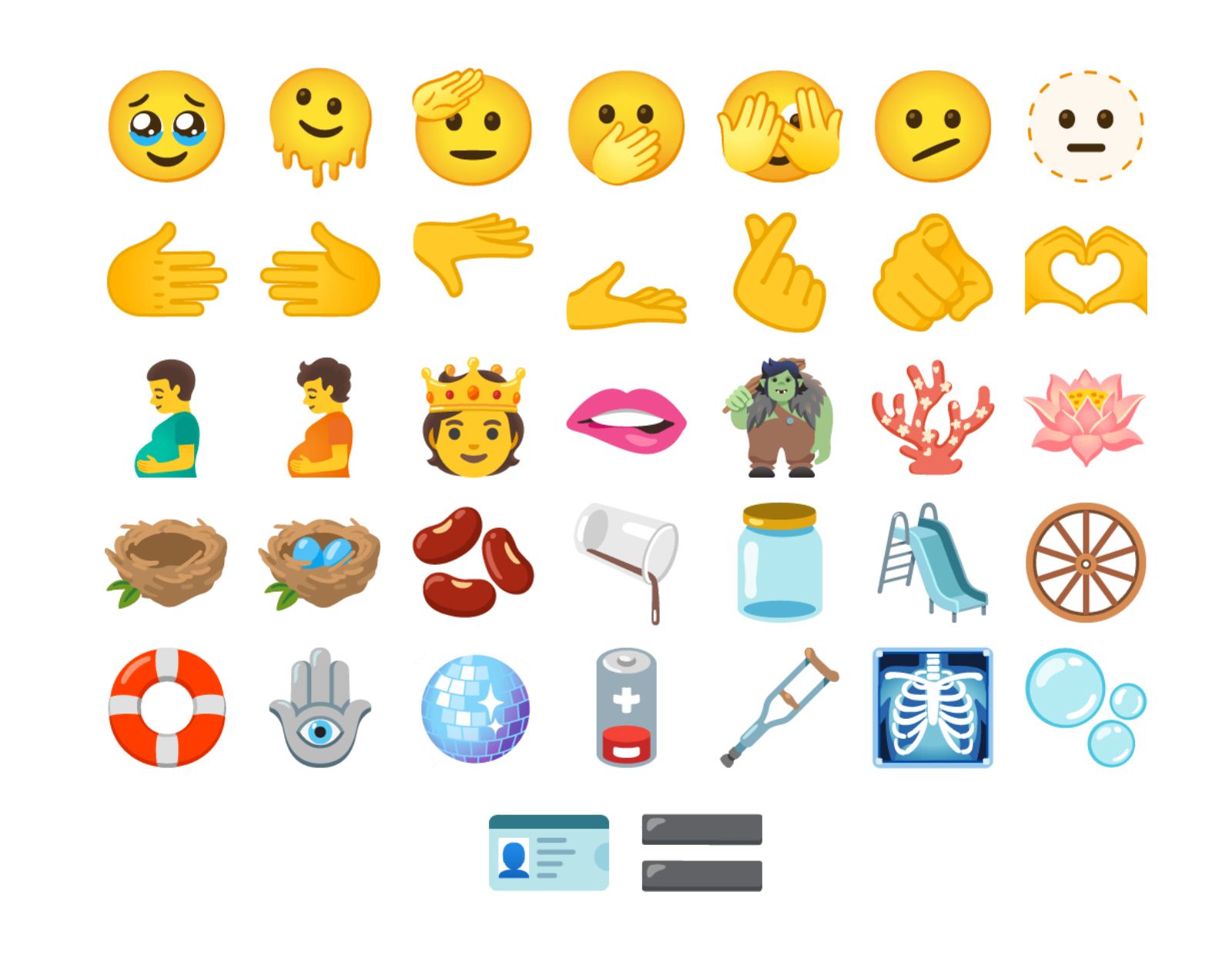 Emojipedia on X: New in Emoji 14.0 and coming to Android 12L: Multiple  skin tone options for 🤝 Handshake    / X