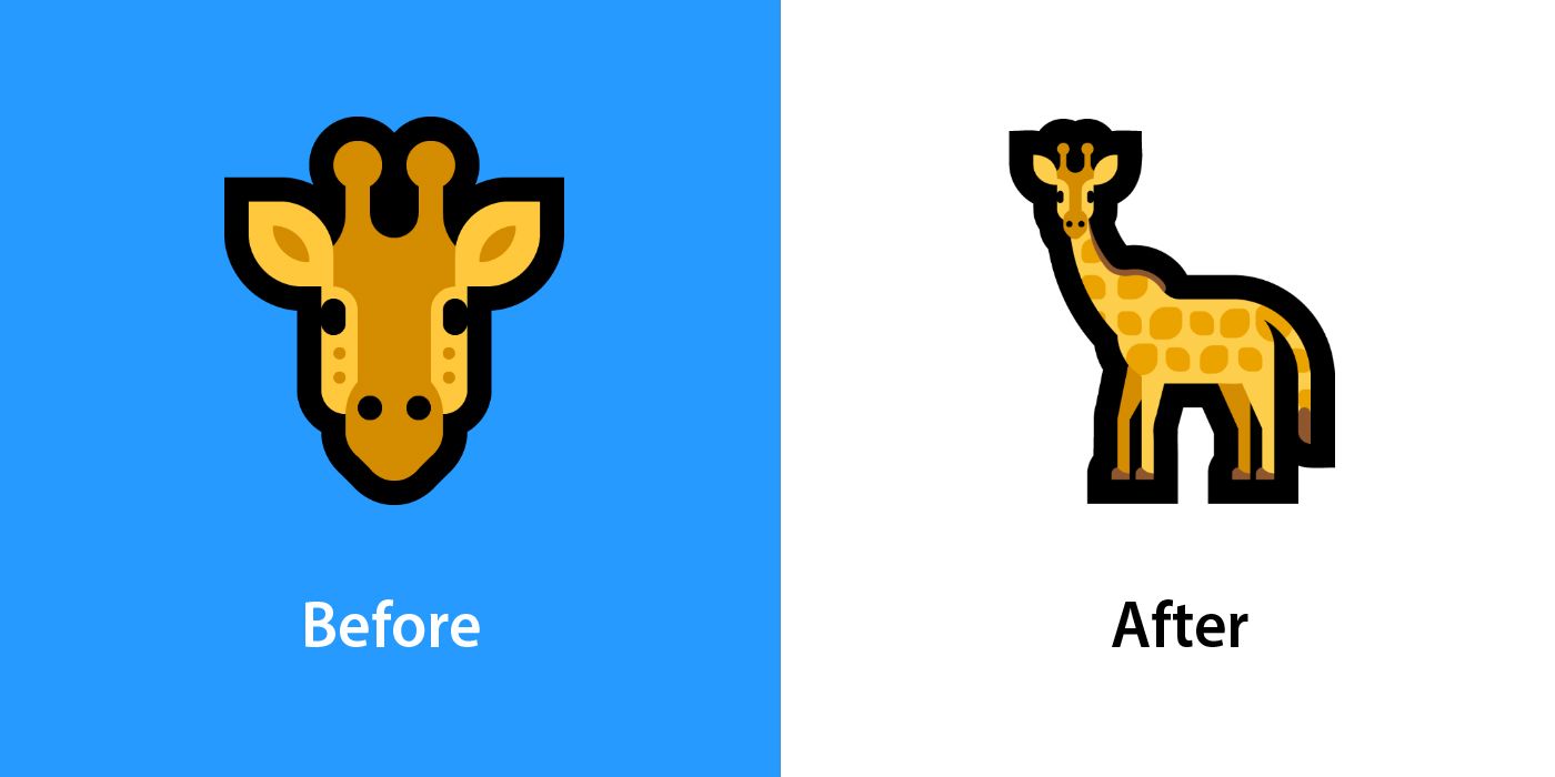 Emojipedia-Windows-11-Changelog-Comparison-Giraffe
