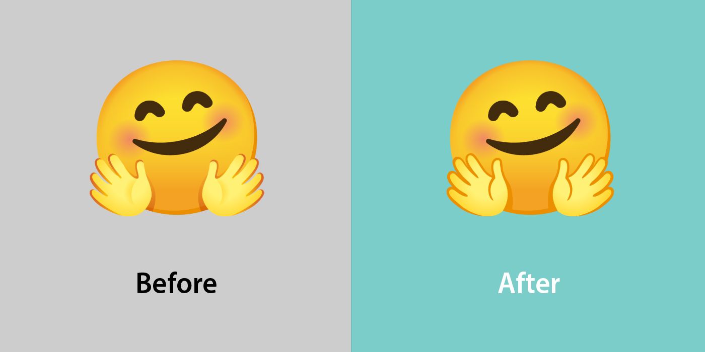 https://blog.emojipedia.org/content/images/2021/11/Emojipedia-Google-Emoji-14_0-Changed-Emojis-Comparison-Hugging-Face.jpg