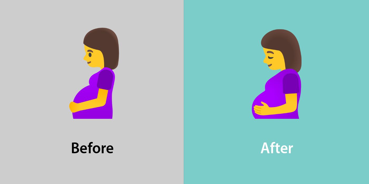Emojipedia-Google-Emoji-14_0-Changed-Emojis-Comparison-Pregnant-Woman