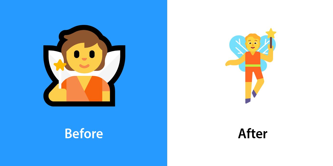 Emojipedia-Windows-11-Fluent-Changelog-Comparison-Fairy
