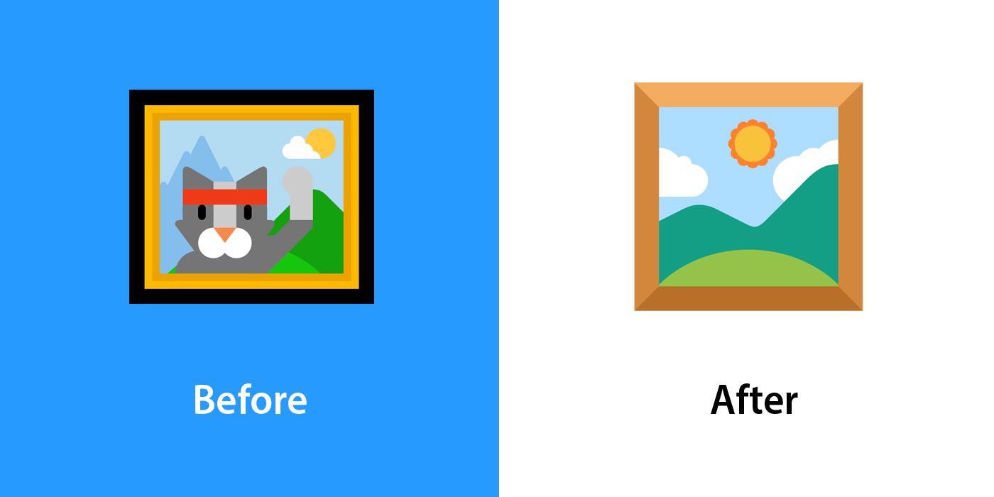 Emojipedia-Windows-11-Fluent-Changelog-Comparison-Framed-Picture