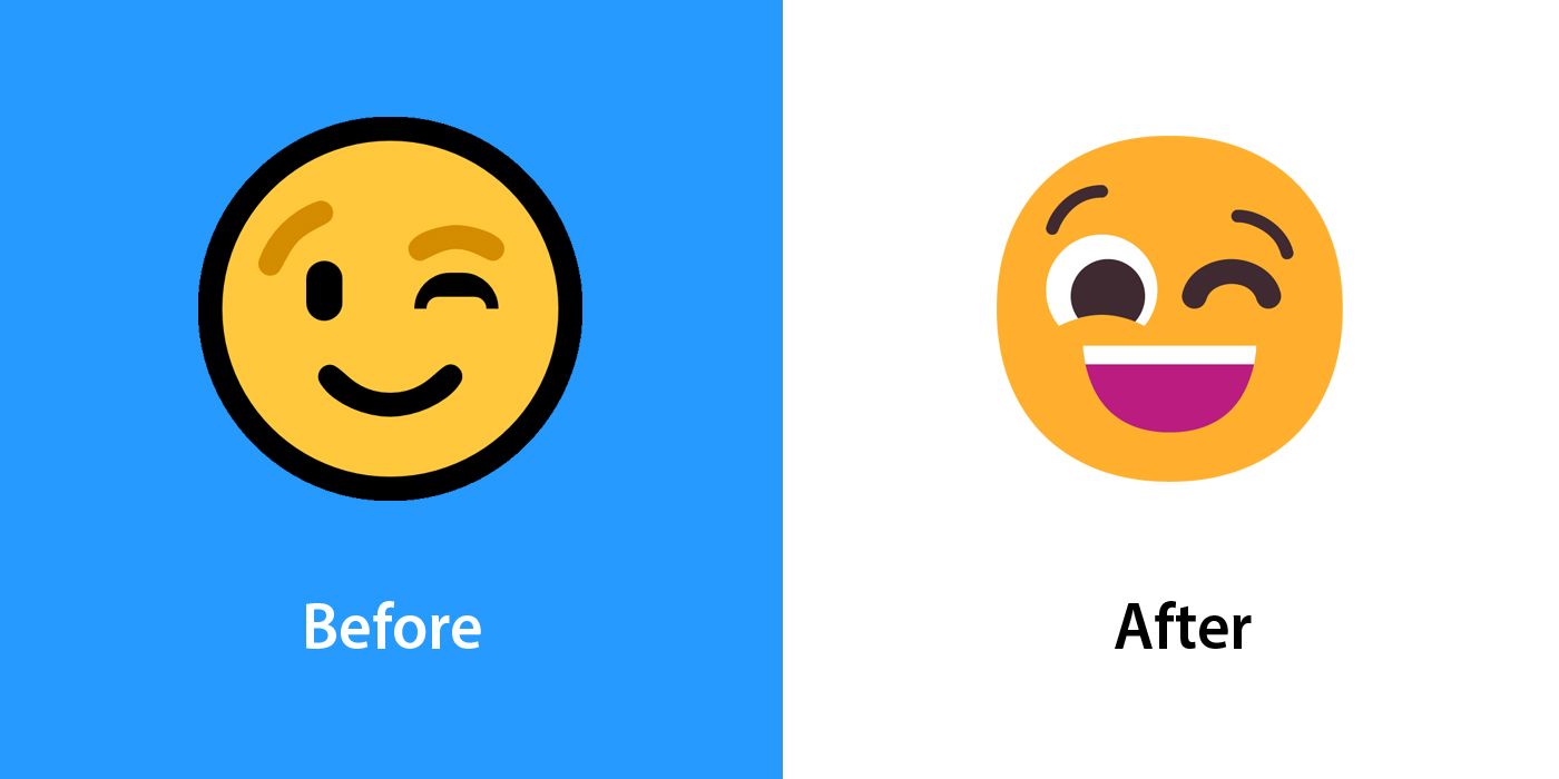 Emojipedia-Windows-11-Fluent-Changelog-Comparison-Winking-Face