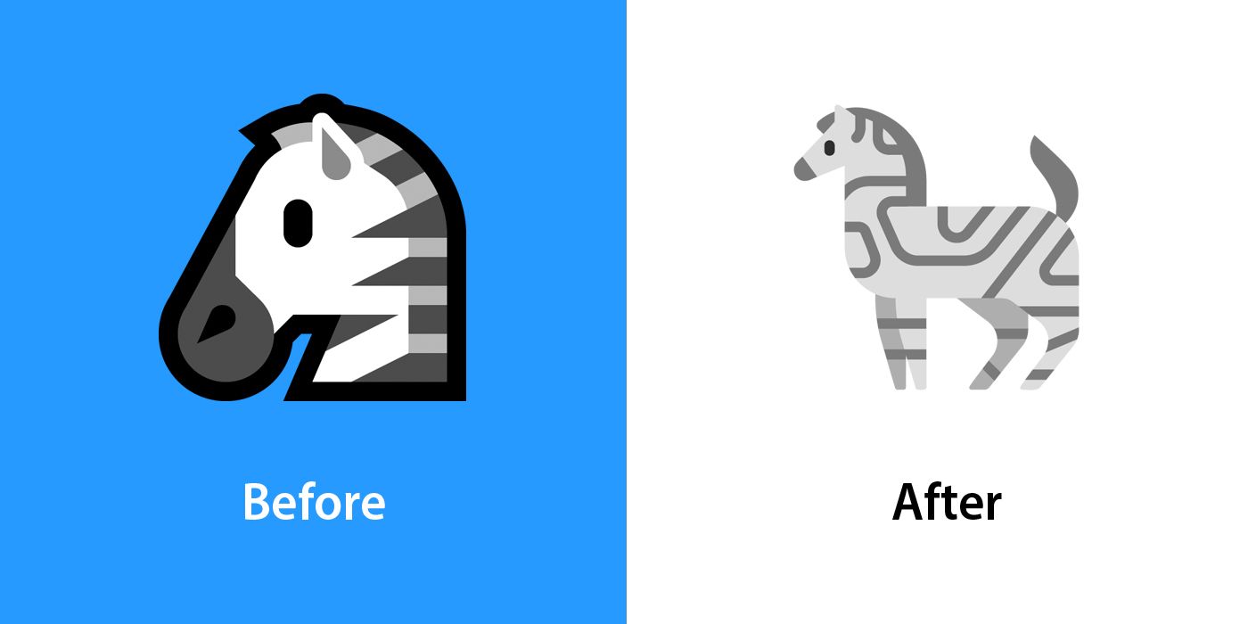 Emojipedia-Windows-11-Fluent-Changelog-Comparison-Zebra