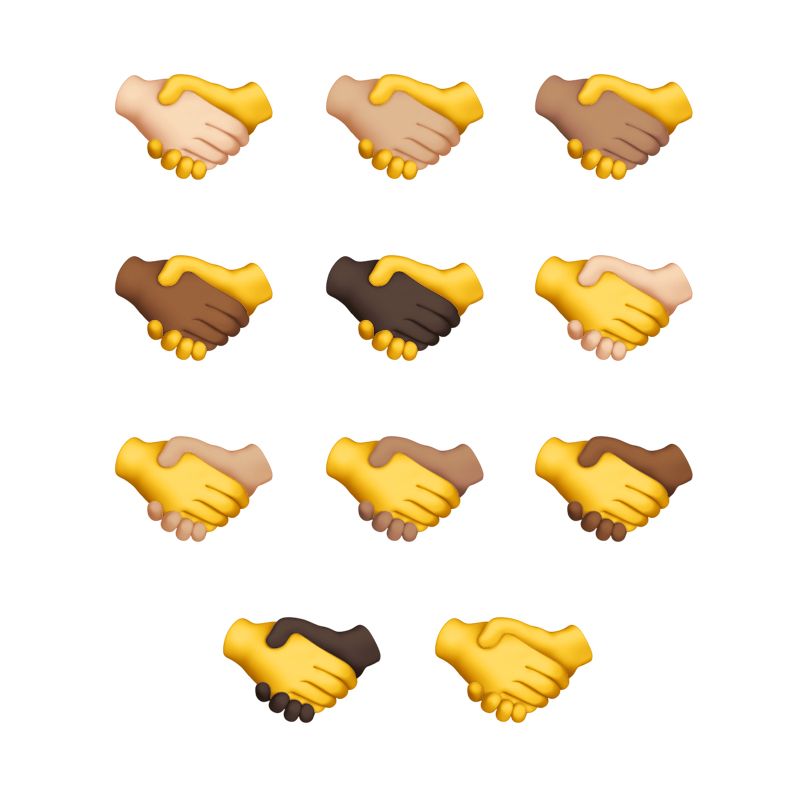 ios - Can't choose handshake emoji color - Ask Different