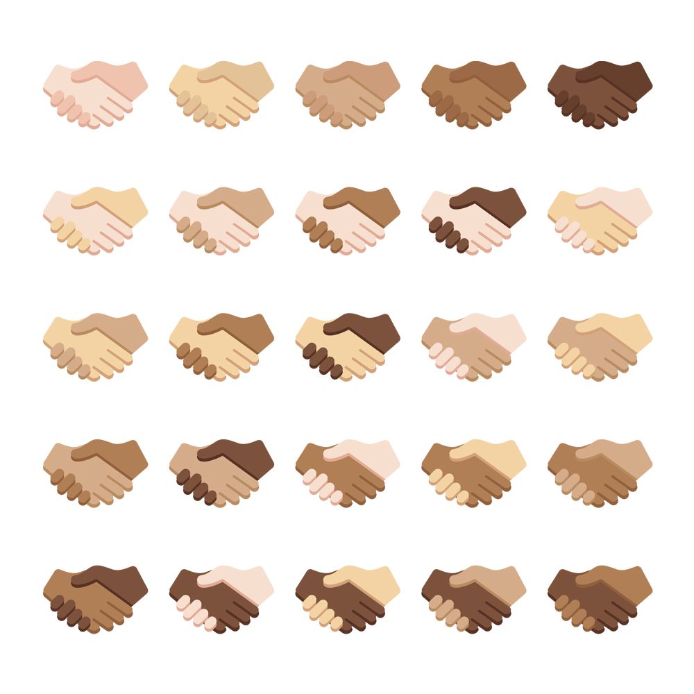 25 skin tone handshake emoji options are coming in 2022 - Tech