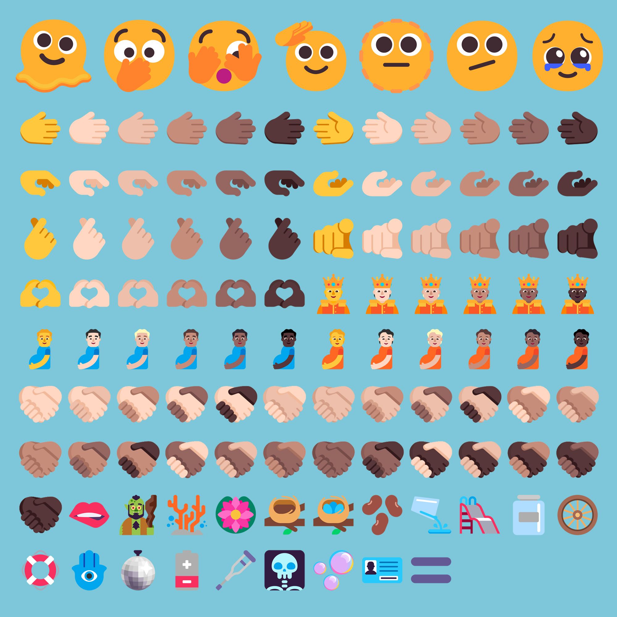 Next Emojis Will Include Melting Face, Biting Lip, Heart Hands, Troll, and  More