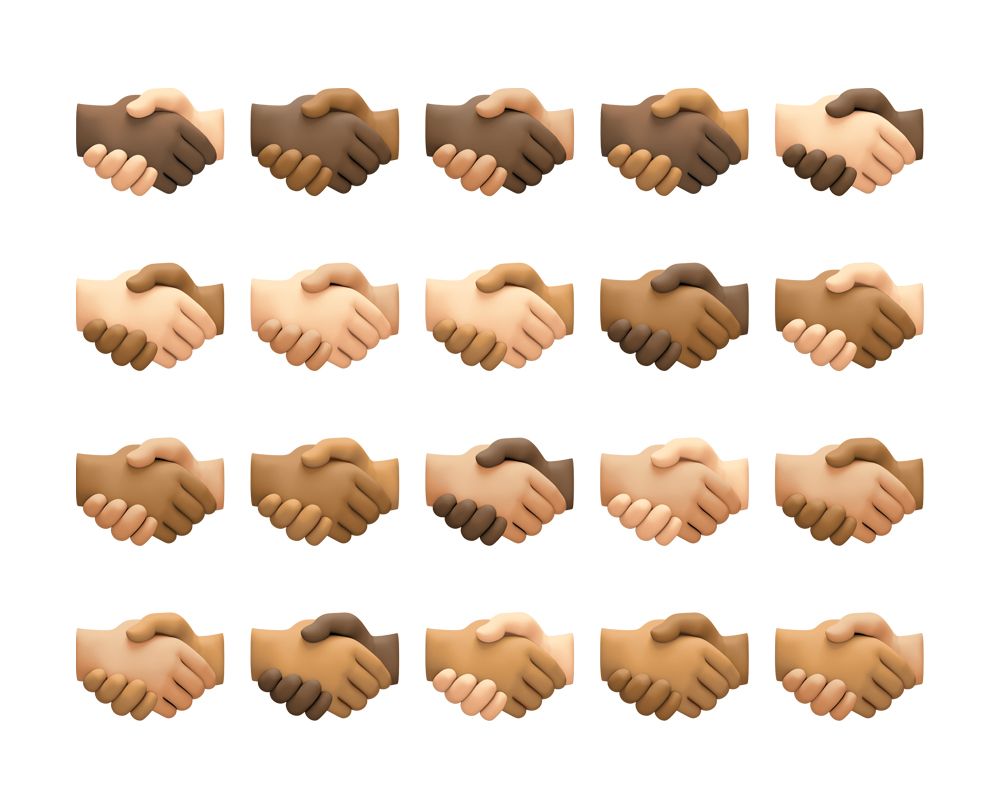 🫱🏻‍🫲🏾 Handshake: Light Skin Tone, Medium-Dark Skin Tone on Google Noto  Color Emoji 15.0