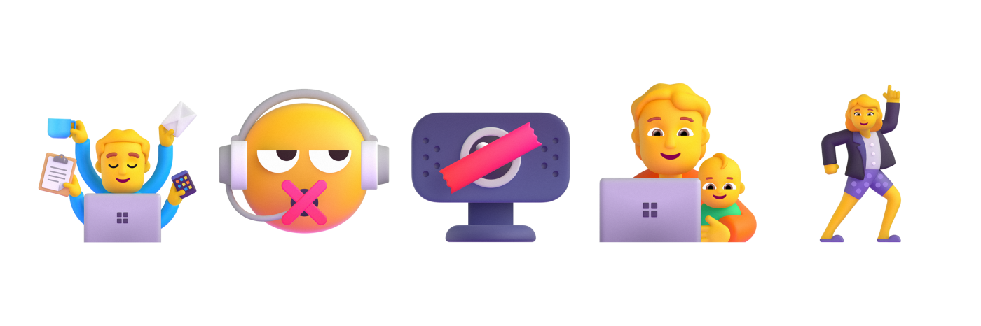 Microsoft Teams D Fluent Emojis