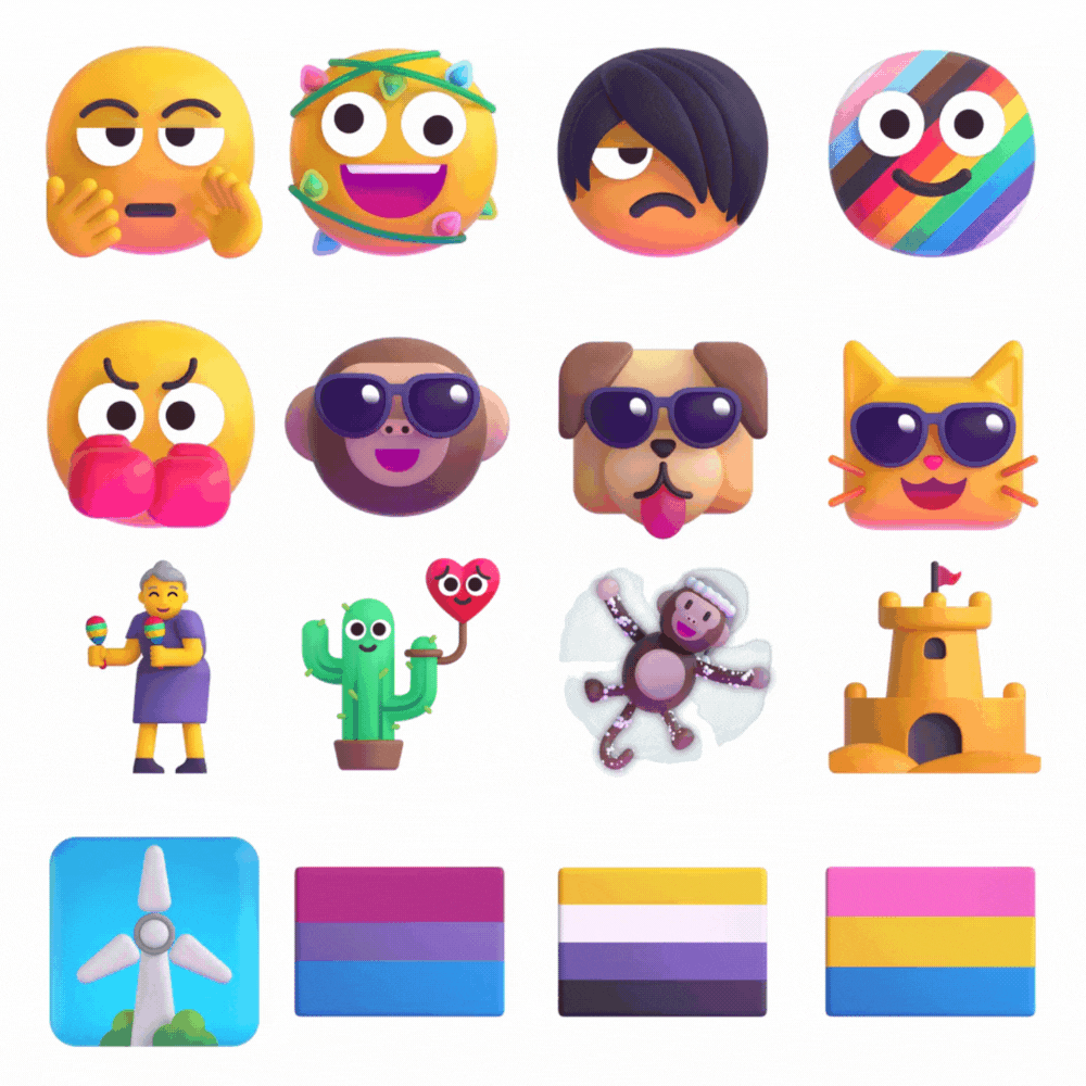 Microsoft Teams' 3D Fluent Emojis