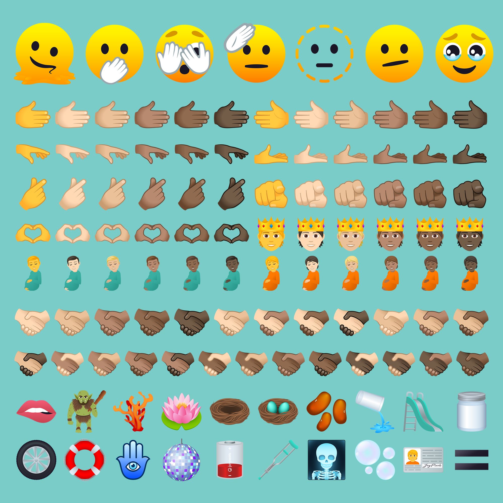 🫱🏻‍🫲🏾 Handshake: Light Skin Tone, Medium-Dark Skin Tone on Google Noto  Color Emoji 15.0