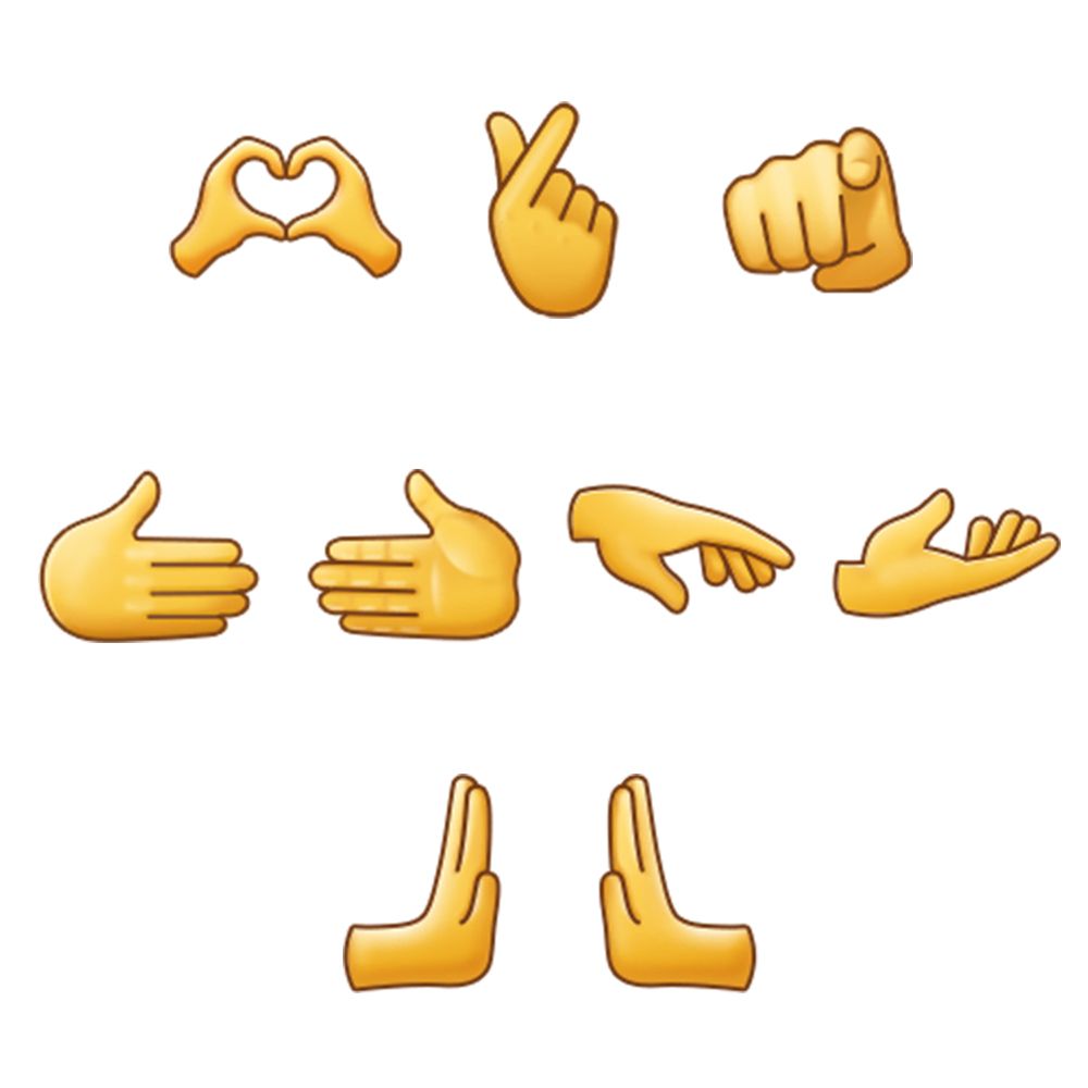 Chart Hand Emoji