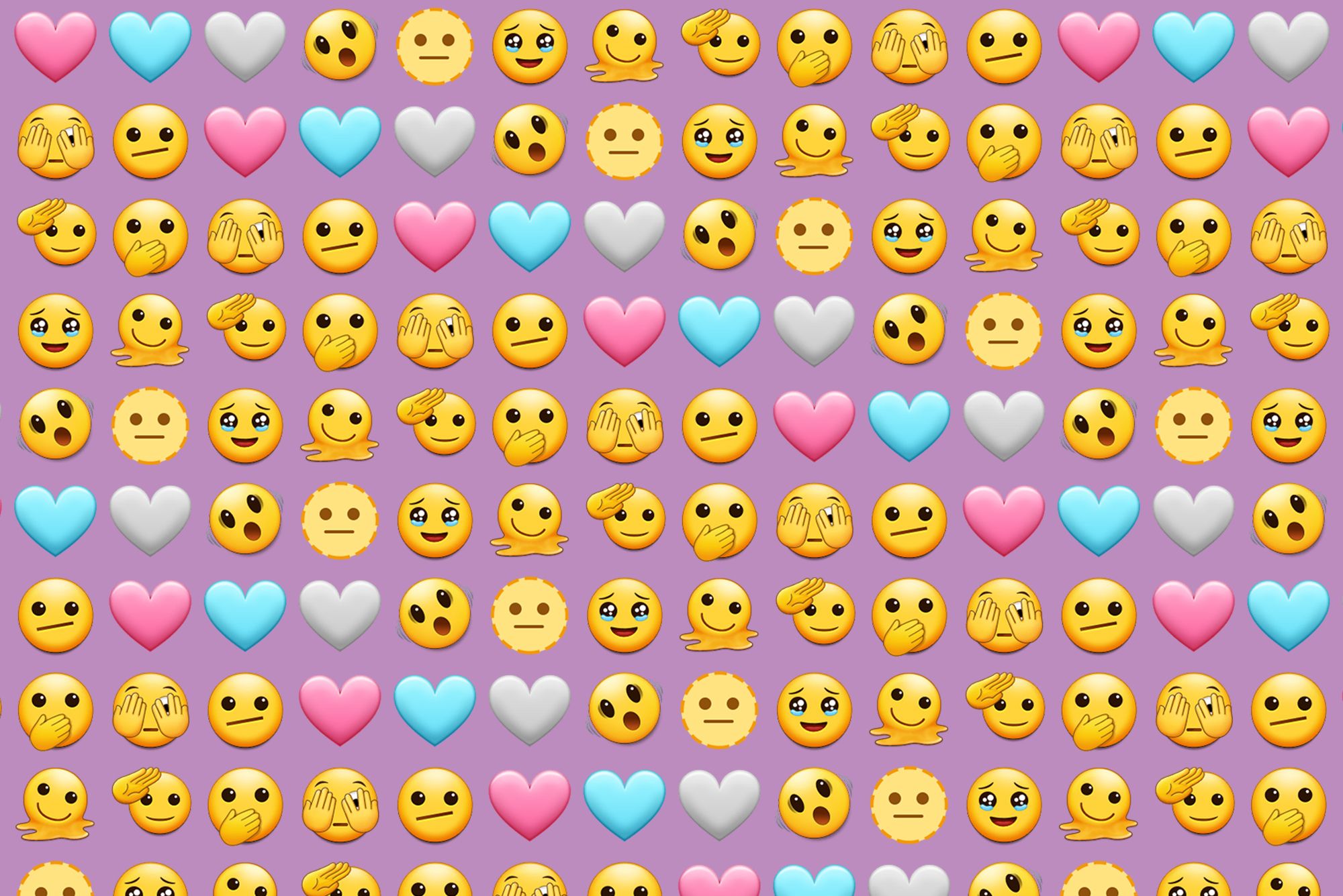 2022 emojis background
