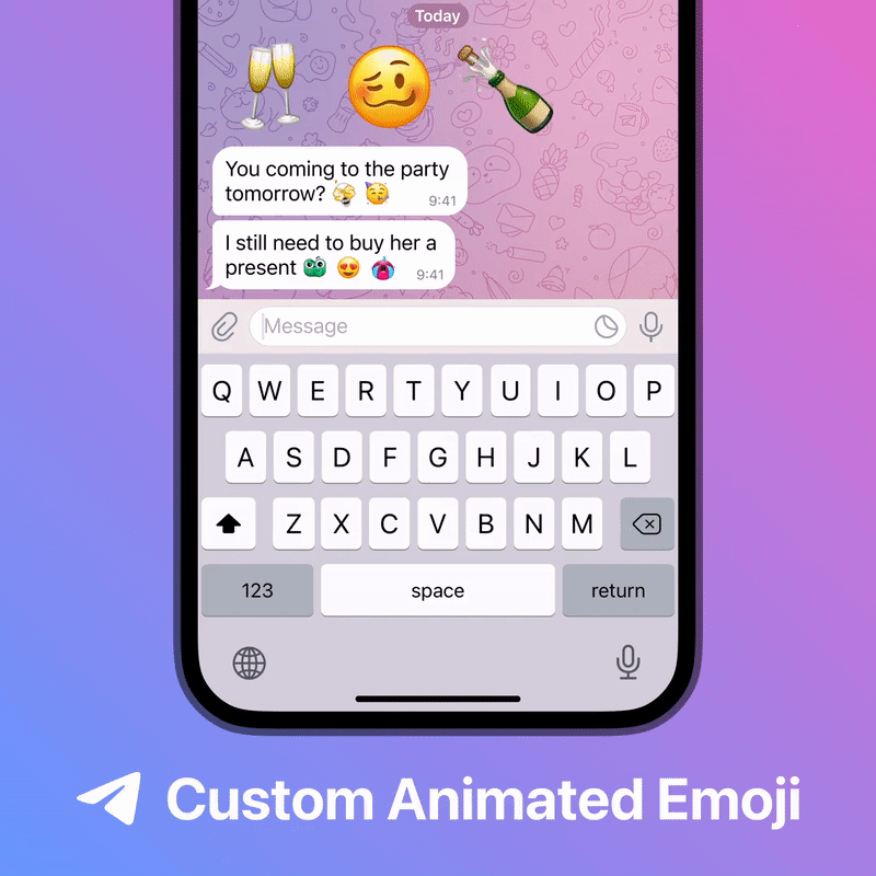 Telegram's Animated Emoji Set