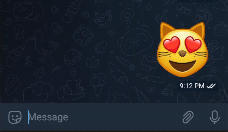 create animated GIF stickers for telegram