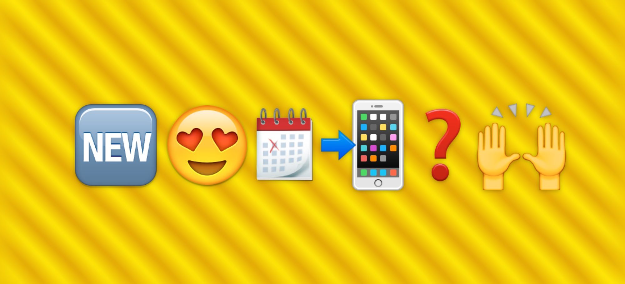 When to expect the new emojis