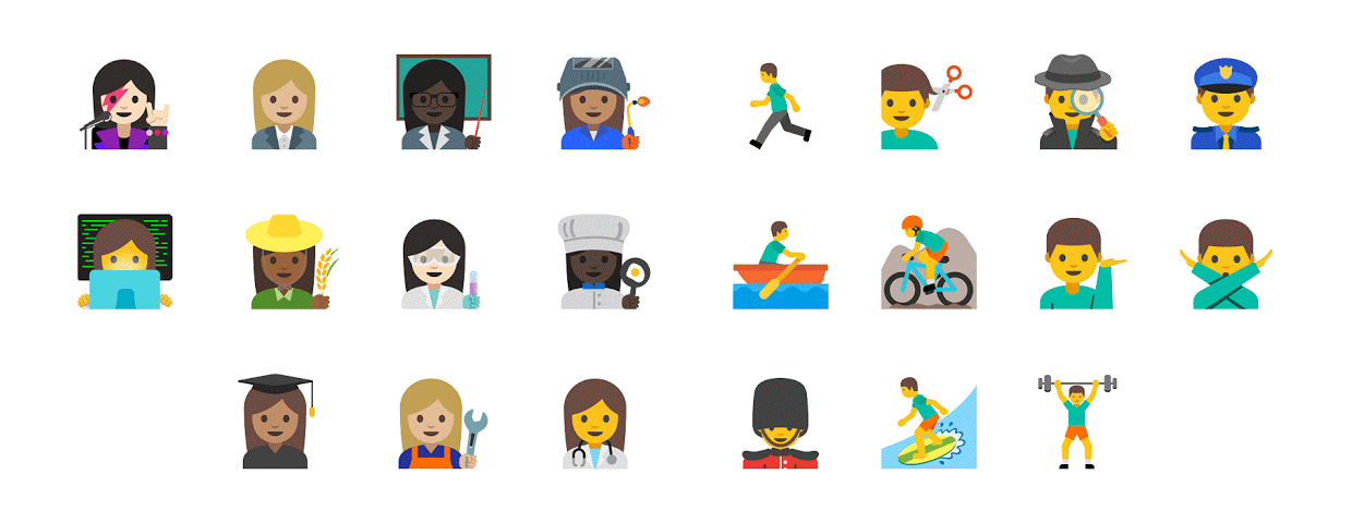 Gendered Emojis Coming In 2016