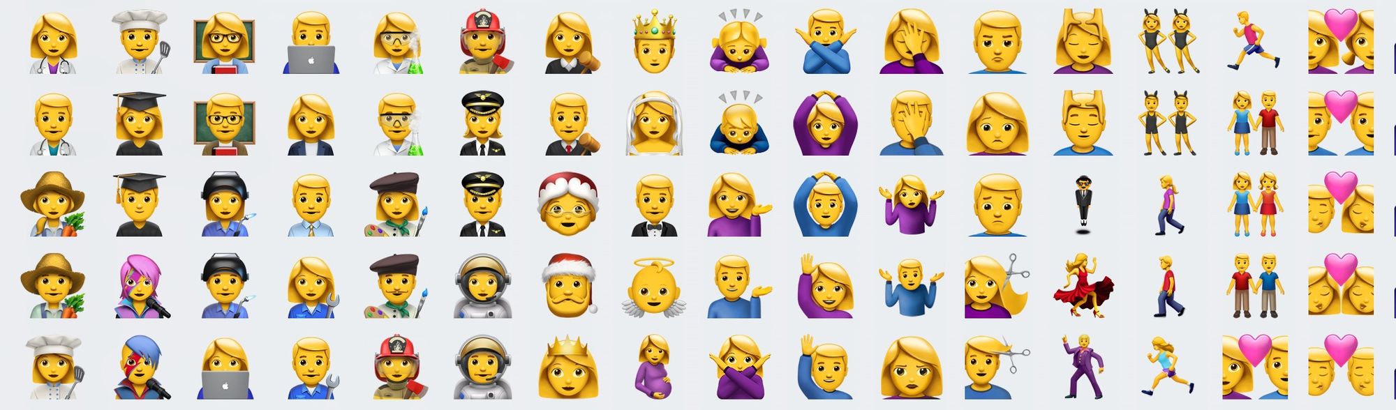 Ios 10.2 Emoji First Look: Shrug, Fingers Crossed, Face Palm