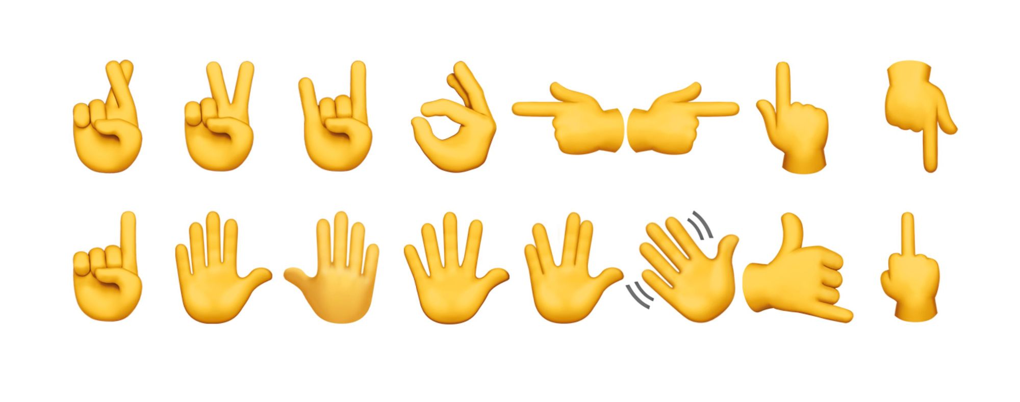 from Peter Edberg (Apple) and the Emoji Subcommittee for 10 separate hand g...