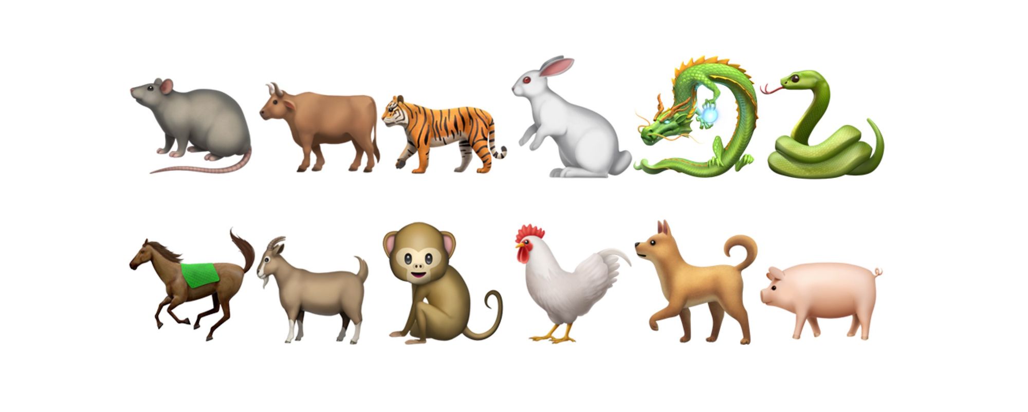 Chinese Zodiac Animals Clipart | Chinese New Year Clip Art