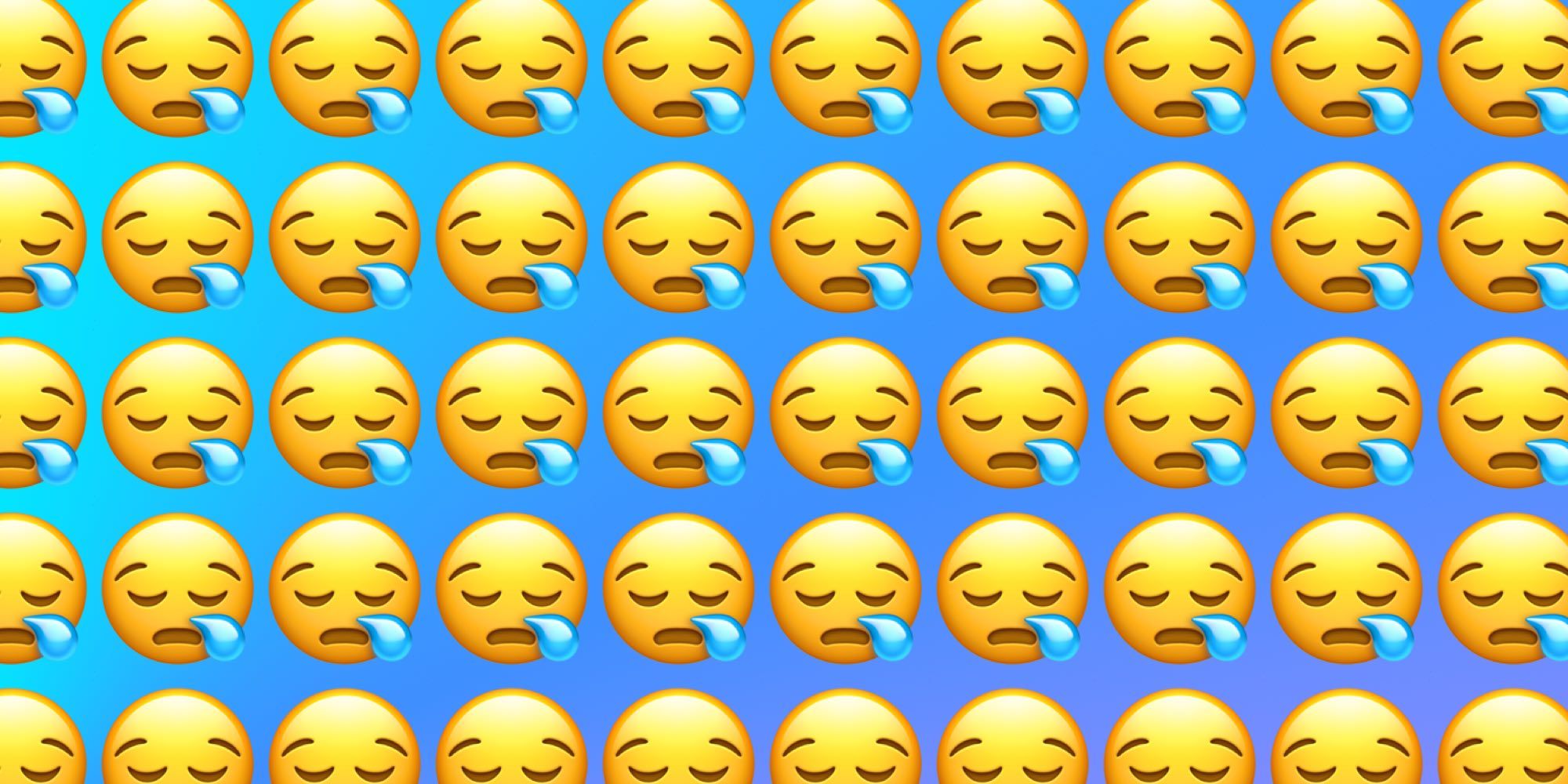 Sleepy face, sad face or shocked face: The emoji identity crisis. - The  Washington Post