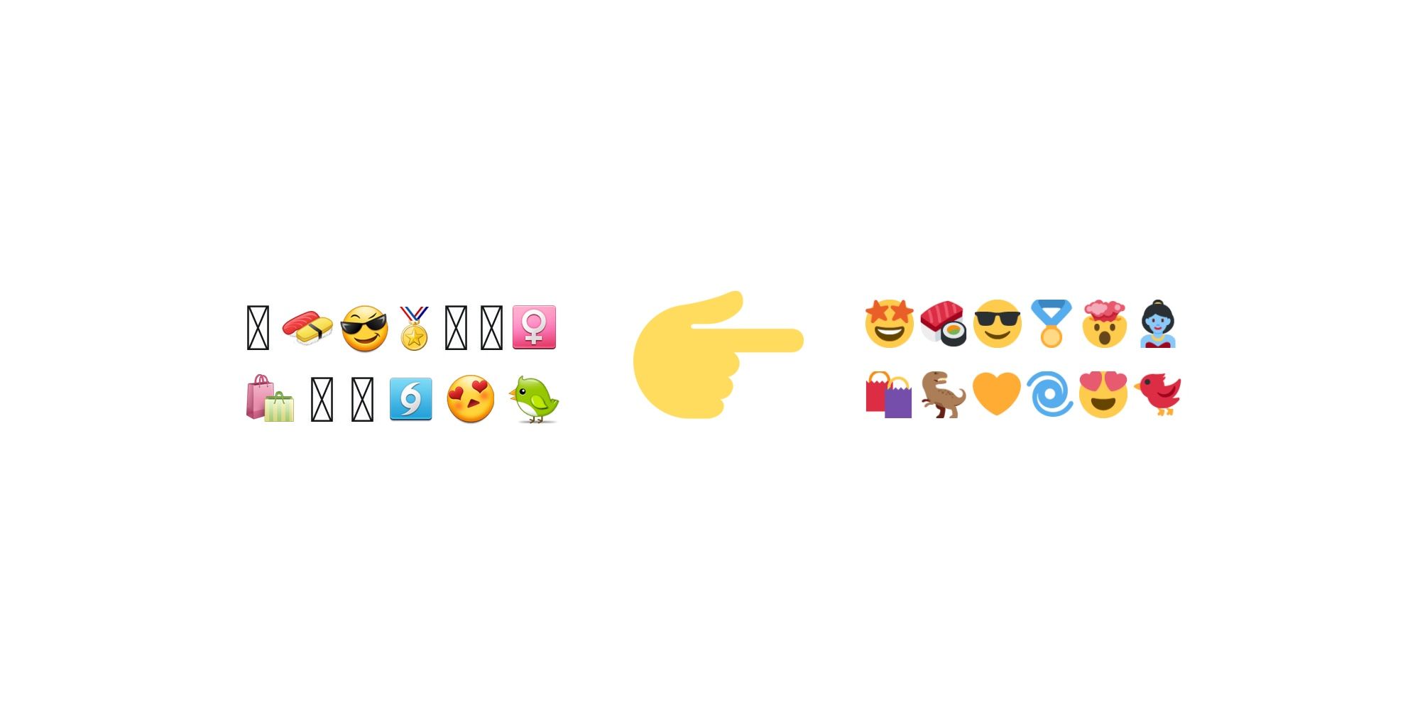 Twitter now uses custom emojis called Twemoji on Android - IT基礎