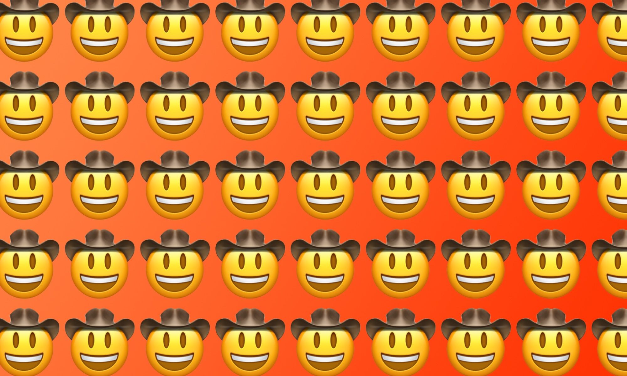 images Sunset Emoji Combo emojiology cowboy hat face.