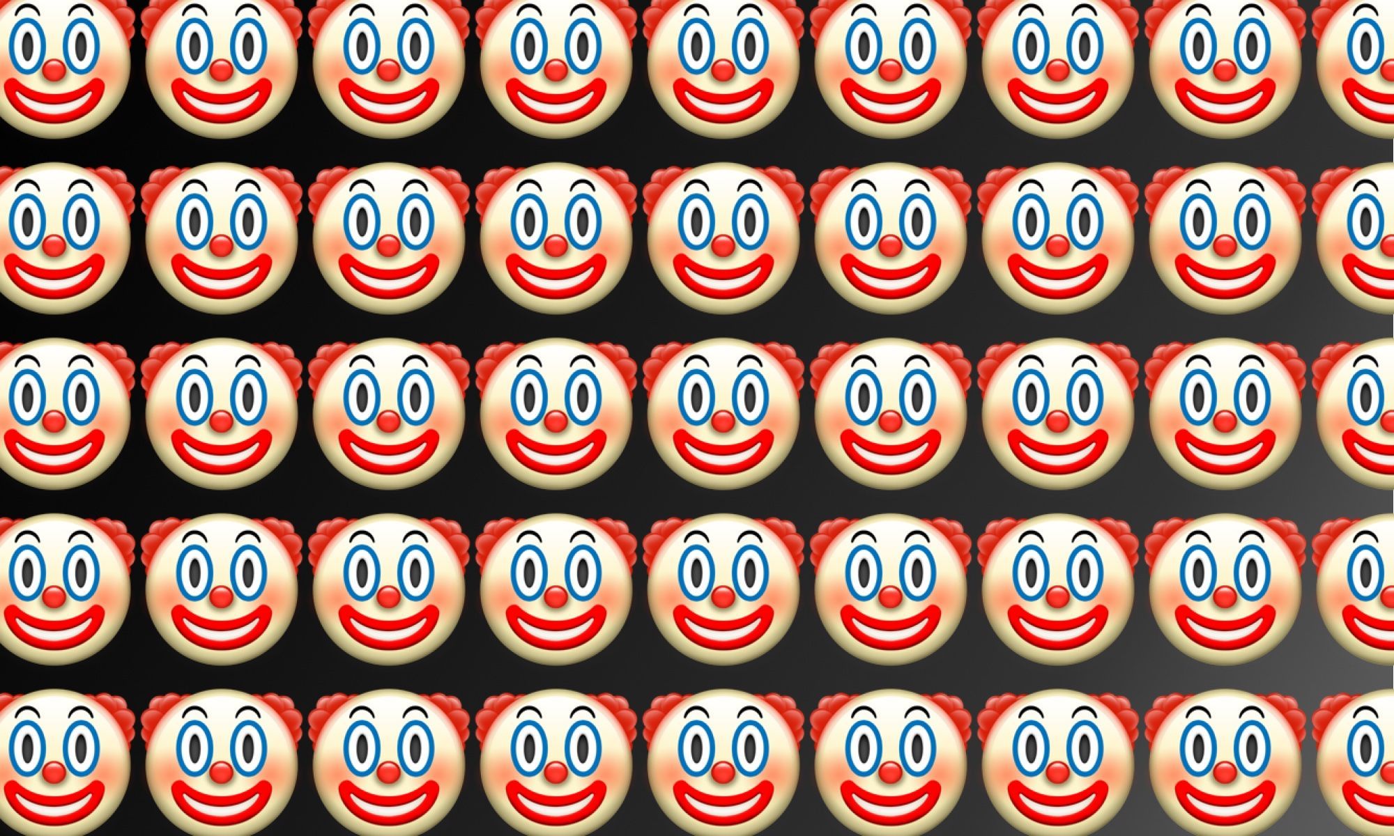 Emojiology Clown Face - emo face roblox