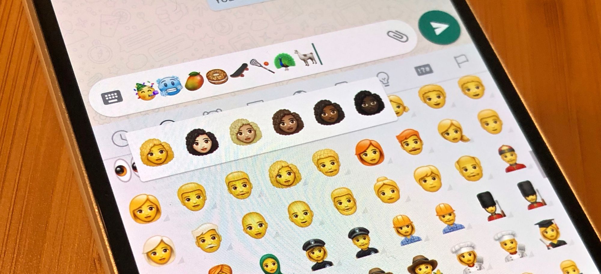 WhatsApp 2.19.7 Emoji Changelog