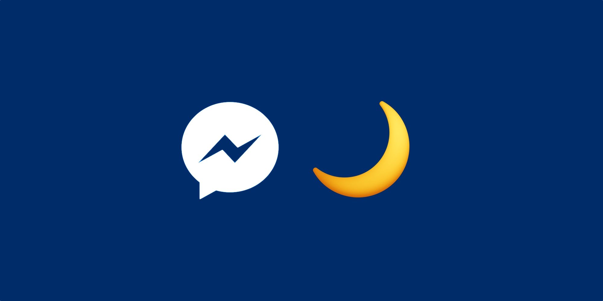This Emoji Actives Messenger Dark Mode