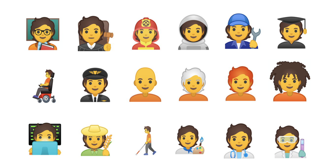 Unicode Brings Forward Gender Neutral Timeline