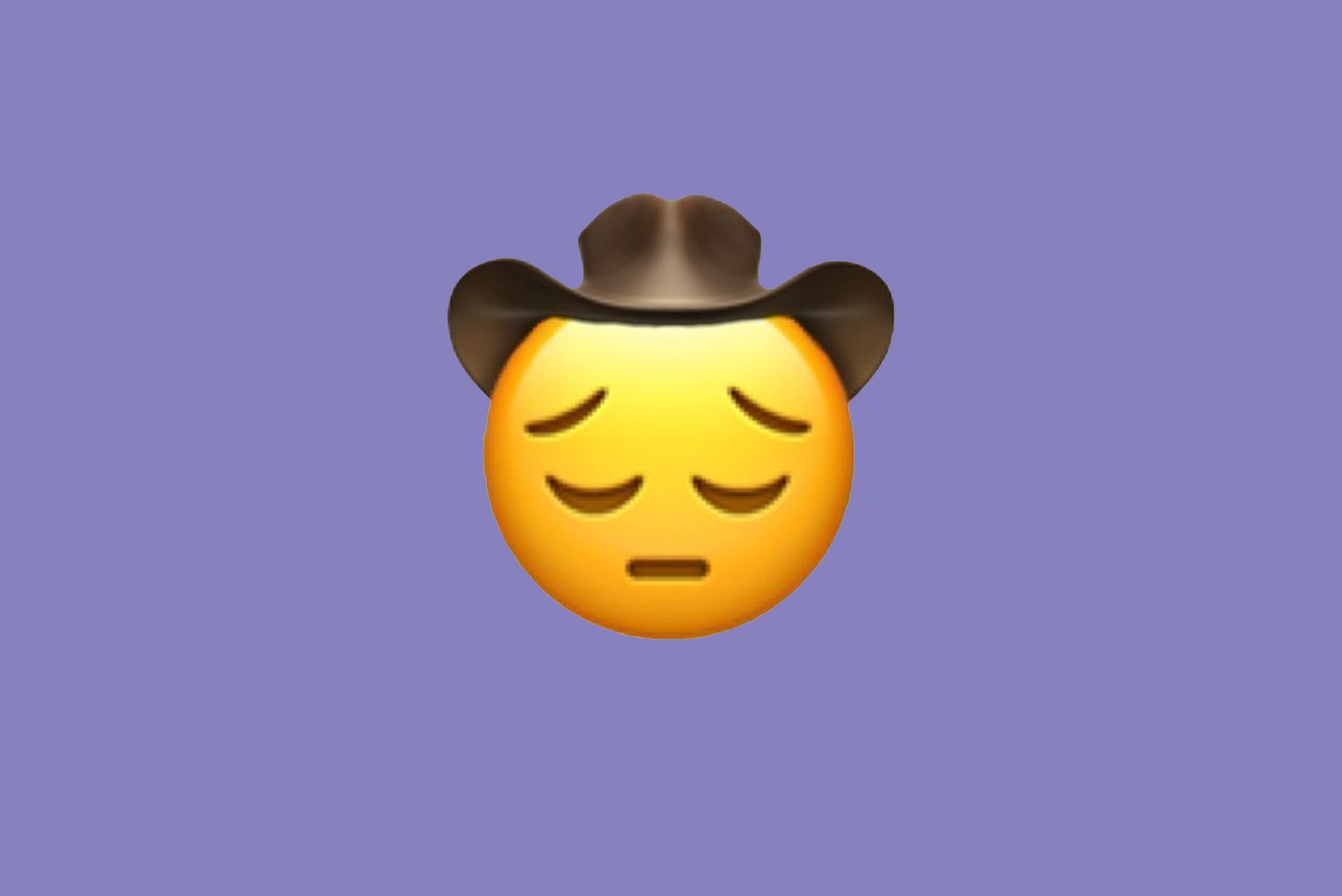 ЭМОДЖИ вентилятора. Chicago Emoji. Sad Cowboy Emoji meme.