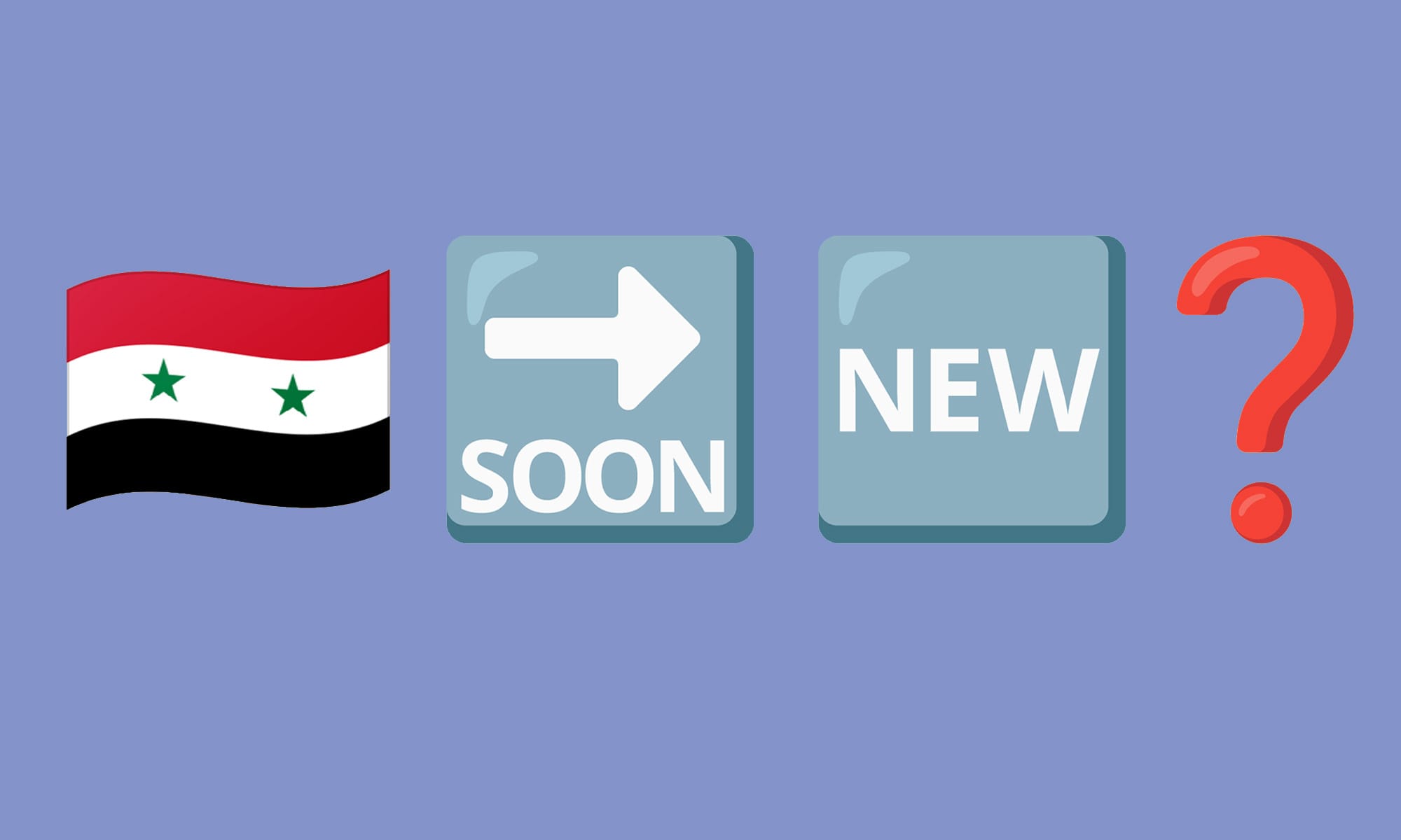 Will the Syrian Flag Emoji be changed? When?