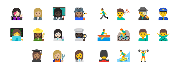 Gendered Emojis Coming In 2016