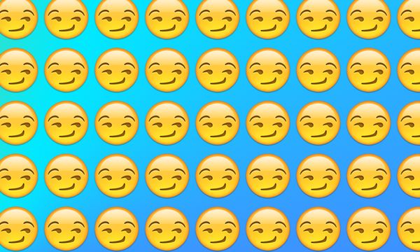 Emojiology: 😏 Smirking Face