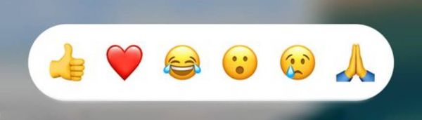 emoji during whatsapp video call